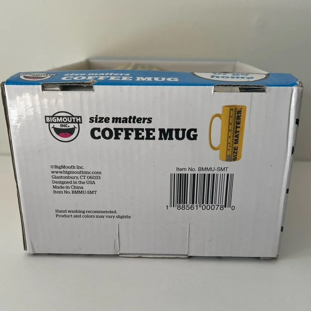 Big mouth INC  size matters message coffee cup 32 oz 😄 - Picture 8 of 8